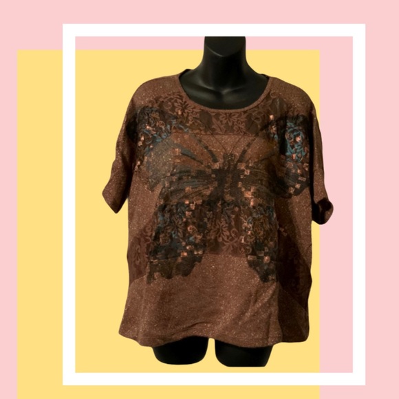 TRU SELF SPARKLY TOP - Picture 2 of 10